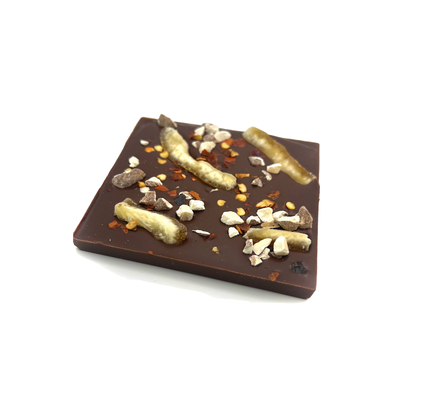 Orange Rind, Almonds and Chili Flakes (Dark)